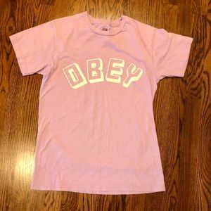 OBEY Men’s T-shirt Lavender